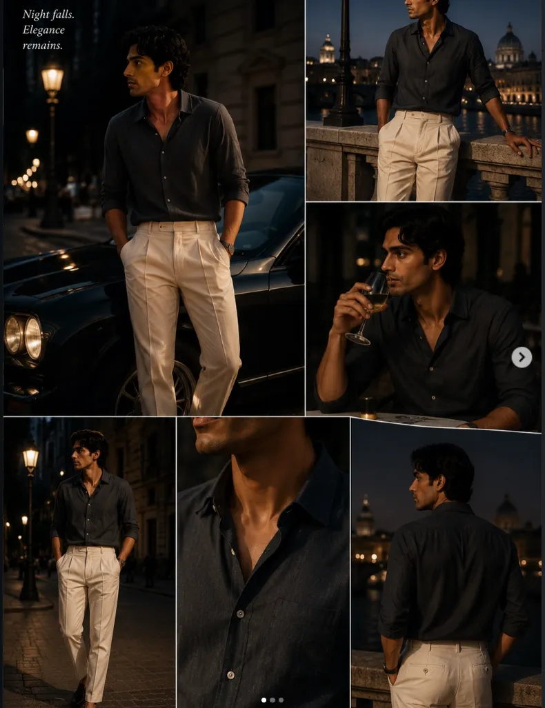NUE night luxury campaign